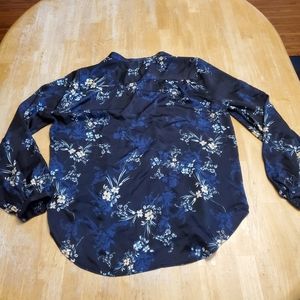 Equipment floral blouse
